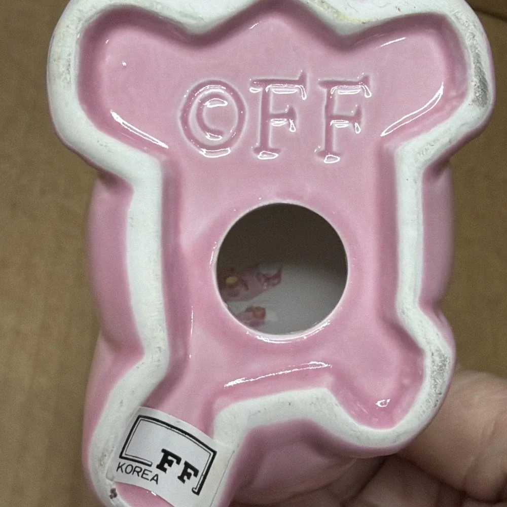 Fitz & Floyd - Pink - Dinosaur - Salt & Pepper Shaker Replacement No Green